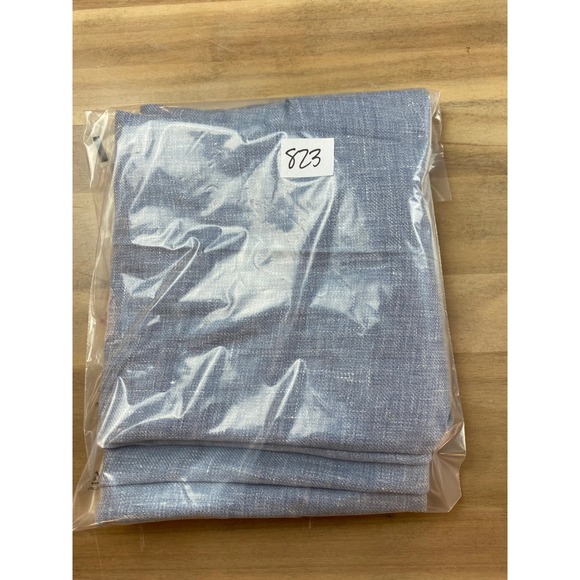 Lafayette 148 New York Blue Linen Blend Wide Leg Trousers Womens Size 8 - Picture 2 of 5